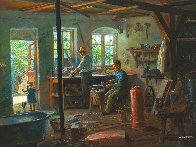 1862-Jørgen Hansen - Fucina con vista